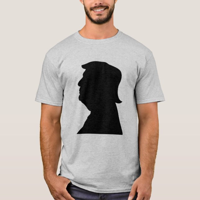 Camiseta Silhouette Trump 2024 (Anverso)