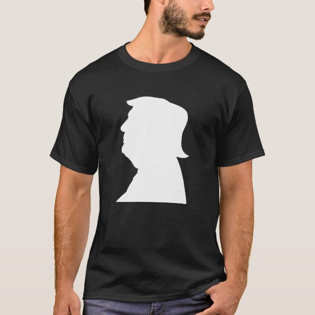 Camiseta Silhouette Trump 2024 (Anverso)