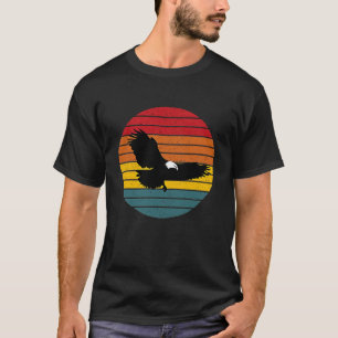 Camiseta Silhouette Vintage Bald Eagle 1