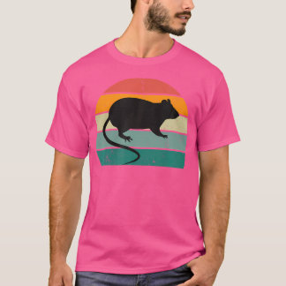 Camiseta Silhouette Vintage Sunset Rats Ratones Mouses Retr