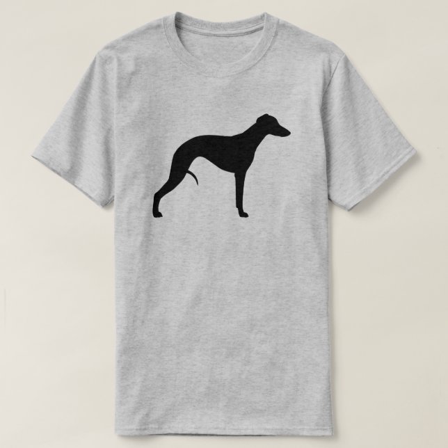 Camiseta Silhouette Whippet (Diseño del anverso)
