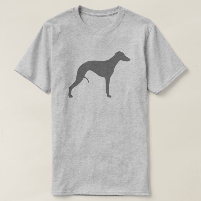 Camiseta Silhouette Whippet (Diseño del anverso)