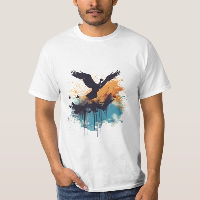 Camiseta Silhouettes animal con problemas Tee (Anverso)