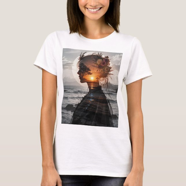 Camiseta Silhueta Feminina (Anverso)