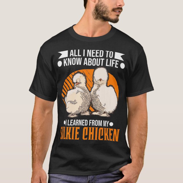Camiseta Silkie Chicken comentarios graciosos (Anverso)
