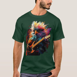 Camiseta Silkie Tocando la Guitarra