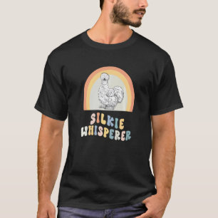 Camiseta Silkie Whisperer Gallina Sedosa Mamá Animal de Gra