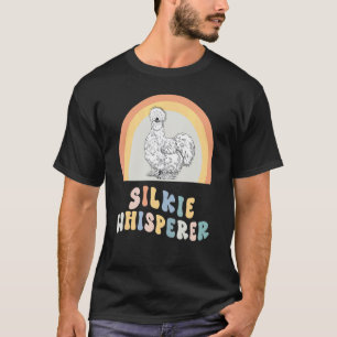 Camiseta Silkie Whisperer Gallina Sedosa Mamá Animal de Gra