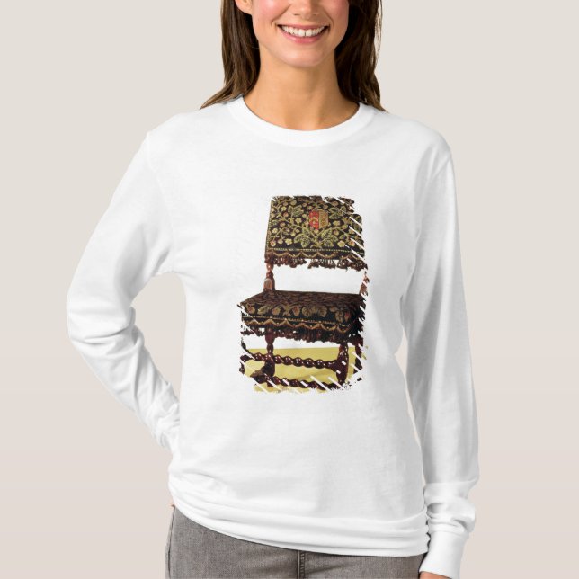 Camiseta Silla con los ensanchadores espirales, fin del (Anverso)