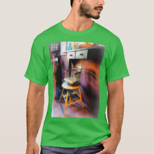 Camiseta Silla de barbero de Childx27s de época