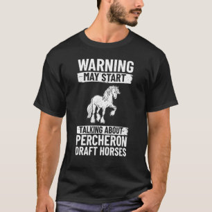 Camiseta Silla de montar a caballo de tiro Percheron 7