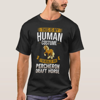 Camiseta Silla de montar a caballo Percheron Draft 4