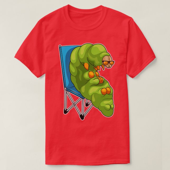 Camiseta Silla de playa Caterpillar (Diseño del anverso)