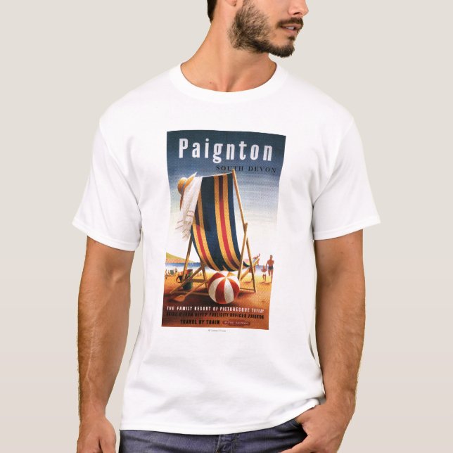 Camiseta Silla de playa de los ferrocarriles y poster (Anverso)