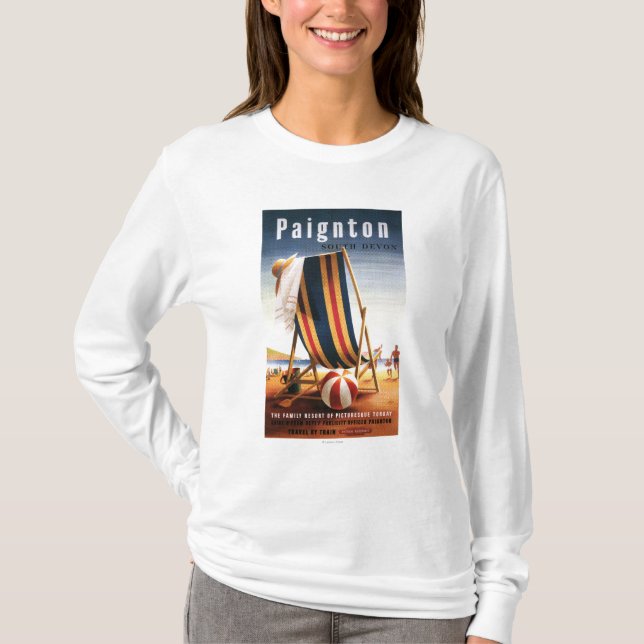 Camiseta Silla de playa de los ferrocarriles y poster (Anverso)