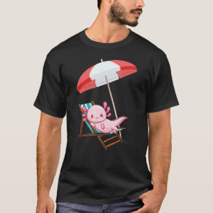 Camiseta Silla de playa de peces Axolotls White-Axolotl Lag