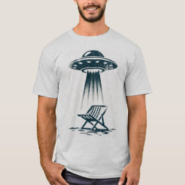 Camiseta Silla de playa OVNI - Encuentro alienígena diverti