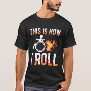 Camiseta Silla De Ruedas Con Discapacidad De Ampu Aislada P