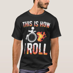 Camiseta Silla De Ruedas Con Discapacidad De Ampu Aislada P