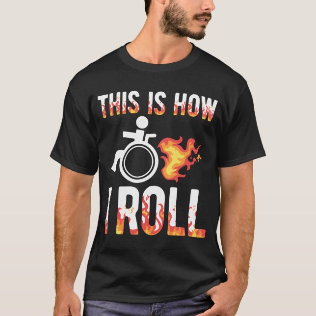 Camiseta Silla De Ruedas Con Discapacidad De Ampu Aislada P (Anverso)