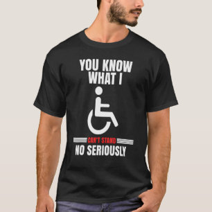 Camiseta Silla De Ruedas Handicap Para Un Parapléjico