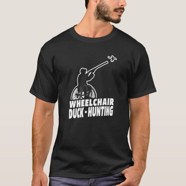 Camiseta Silla de ruedas para hombres cazadores de gallos G (Anverso)