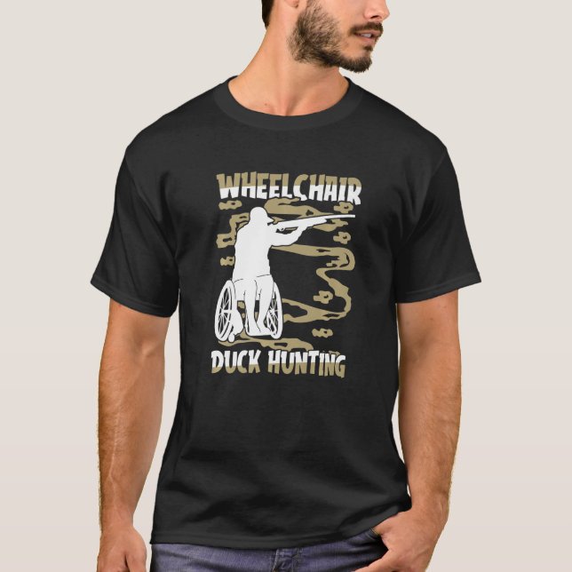 Camiseta Silla de ruedas para hombres cazadores de gallos G (Anverso)