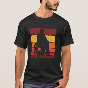Camiseta Silla de ruedas Retro - Discapacidad en silla de r