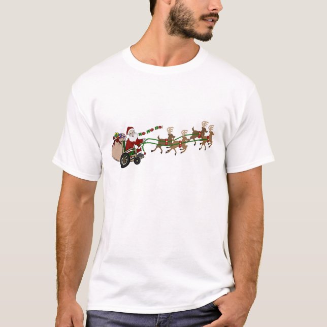 Camiseta - Silla de ruedas Santa (Anverso)
