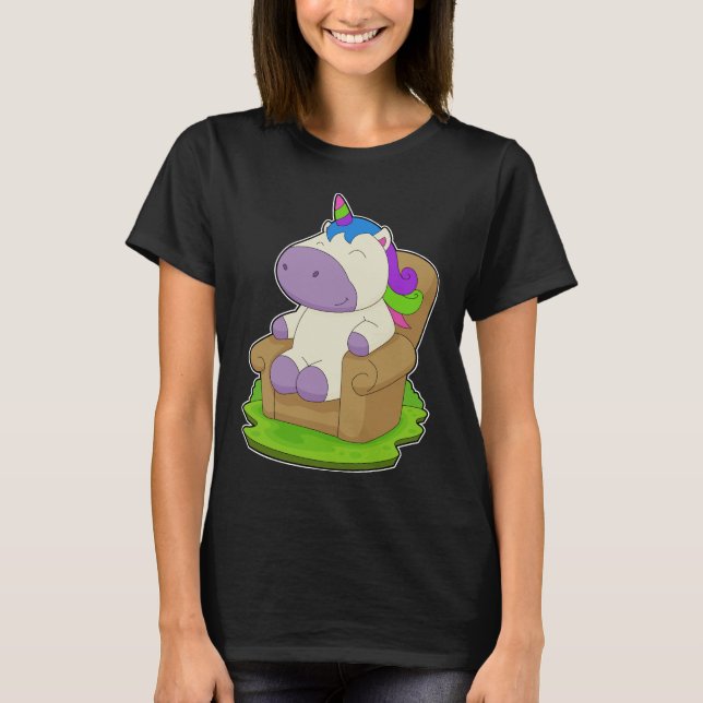 Camiseta Silla de unicornio (Anverso)