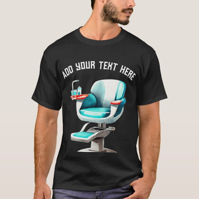 Camiseta Silla dental para hombres (Anverso)
