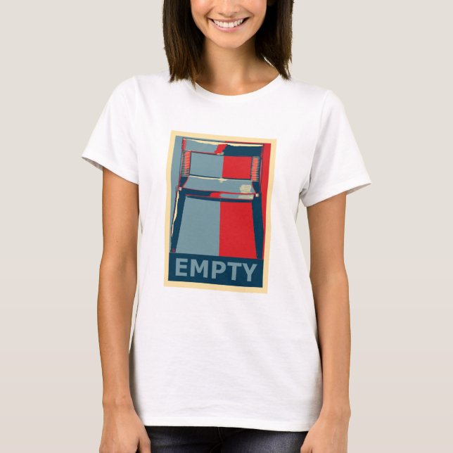 Camiseta Silla Obama invisible PoliticalSatire de (Anverso)