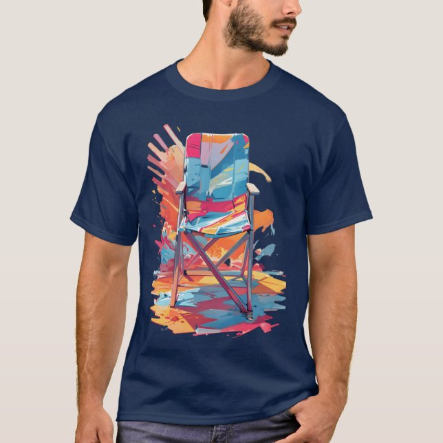 Camiseta silla plegable (Anverso)