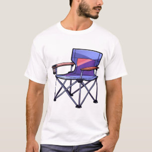 Camiseta Silla plegable para el Fiesta de acampada