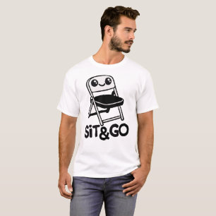 Camiseta Silla plegable, siéntate y vete
