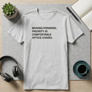 Camiseta Sillas de Oficina Cómodas para Avanzar con Priorid