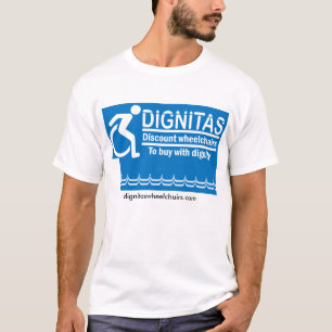 Camiseta Sillas de ruedas T del descuento de Dignitas