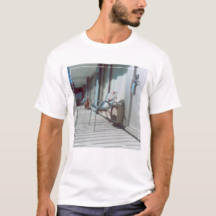 Camiseta Sillas fuera de habitaciones de la playa