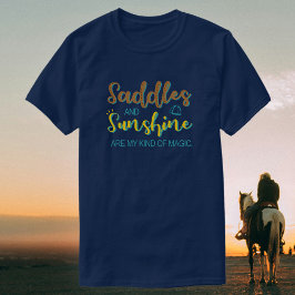 Camiseta Sillas y sol | Ecuestre + Caballo Lover