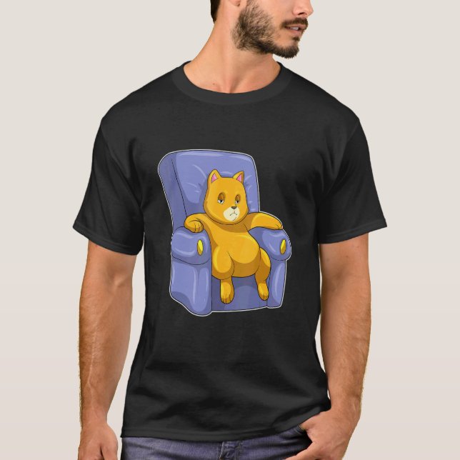 Camiseta Sillón de gato (Anverso)