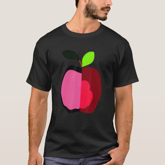 Camiseta silly Apple vegetarian (Anverso)
