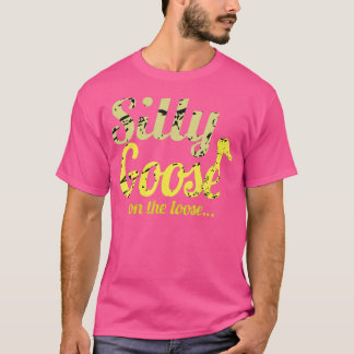 Camiseta Silly Goose En El Perezoso Amante Gracioso De Las