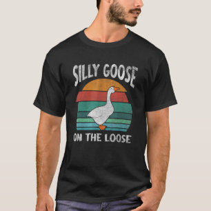 Camiseta Silly Goose En El Pun Perro De Los Animales