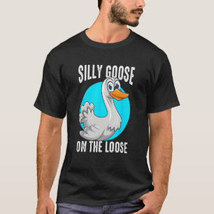 Camiseta Silly Goose En El Pun Perro De Los Animales