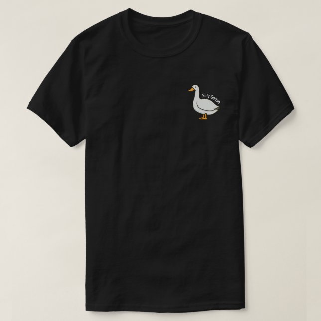 Camiseta Silly Goose Funny Cartoon Goose (Diseño del anverso)