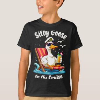 Camiseta Silly Goose On The Cruise Funny Cruise Captain