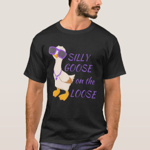 Camiseta Silly Goose On The Loose Funny Boys Chicas Kids Te