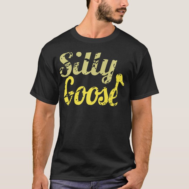 Camiseta Silly Goose On The Loose Funny Cute Bird Lover Bea (Anverso)