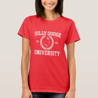 Camiseta Silly Goose University College Parody T-Shirt