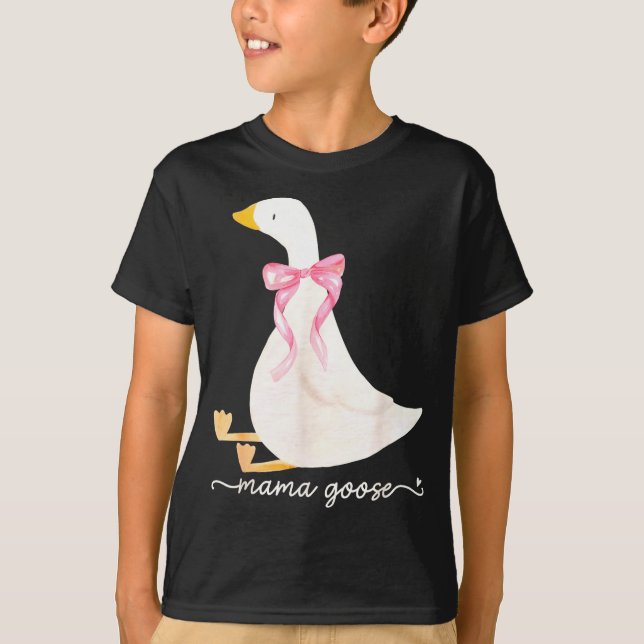 Camiseta Silly Mama Goose Daddy Goose Matching Goose Family (Anverso)